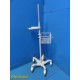 GCX PolyMount Mobile Rolling Equipment Stand Cart w/ Utility Basket ~ 40001