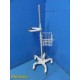 GCX PolyMount Mobile Rolling Equipment Stand Cart w/ Utility Basket ~ 40001