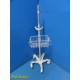 GCX PolyMount Mobile Rolling Equipment Stand Cart w/ Utility Basket ~ 40001