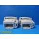 Lot of 2 Welch Allyn Vital Signs Monitors 53NT0/53STO (For Parts/Repair) ~ 40000