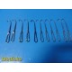 Lot of 11 Codman 50-1060 Cushing Decompression Retractors ~ 39991