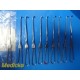 Lot of 10 V. Mueller NL1003 Cushing Straight Retractors 8-3/4" Plain Edge ~39993