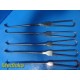 Lot of 10 V. Mueller NL1003 Cushing Straight Retractors 8-3/4" Plain Edge ~39993