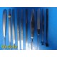 10x Cushing Vein Retractors – Codman, Aesculap, KLS Martin, V. Mueller ~ 39998
