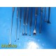 10x Cushing Vein Retractors – Codman, Aesculap, KLS Martin, V. Mueller ~ 39998
