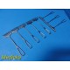 8x Volkmann Rake Retractors – Codman 50-4223 | 10/11 Sharp Prongs | 9" ~ 40510