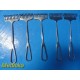 8x Volkmann Rake Retractors – Codman 50-4223 | 10/11 Sharp Prongs | 9" ~ 40510
