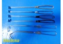 Lot of 6 Penn Surgical Cushing Vein & V.Mueller Green Thyroid Retractors ~ 40503