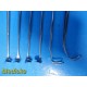 Lot of 6 Penn Surgical Cushing Vein & V.Mueller Green Thyroid Retractors ~ 40503