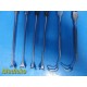 Lot of 6 Penn Surgical Cushing Vein & V.Mueller Green Thyroid Retractors ~ 40503