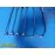 Lot of 6 Penn Surgical Cushing Vein & V.Mueller Green Thyroid Retractors ~ 40503