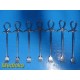 32x ASSORTED Volkmann Rake Retractors | 3–6 Prong BLUNT/ SHARP | OEM ~40507