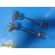 32x ASSORTED Volkmann Rake Retractors | 3–6 Prong BLUNT/ SHARP | OEM ~40507