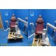 Pelton & Crane SP18 Powered Dental Chair w/ Delivery Units, Light, Tray ~ 39446
