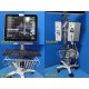 SpaceLabs SL2800 Monitor System W/ Modules, Printer, GCX Cart & NEW Leads ~39444