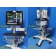 SpaceLabs UltraView SL 94267 Monitor w/ Modules, Cart, Printer & NEW Leads~39973