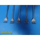 23X Volkmann Rake Retractors Assorted Sharp/Blunt 3, 4, 5 & 6 Prong ~ 40525