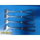 23X Volkmann Rake Retractors Assorted Sharp/Blunt 3, 4, 5 & 6 Prong ~ 40525
