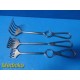 6x Volkmann Rake Retractors |KLS Martin Lawton | 6-Prong | Sharp & Blunt ~ 40526