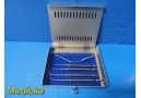 ACRA-CUT Dura Separator Instrument Set 800-710&ndash;713 w/ Laserscope Case ~ 40519