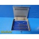 ACRA-CUT Dura Separator Instrument Set 800-710–713 w/ Laserscope Case ~ 40519