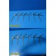 V. Mueller Kerrison Rongeurs 1-6mm 40° Up-Biting 8" w/ Storage Container ~ 40019