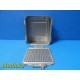 Baxter V. Mueller Genesis Sterilization Case W/ Basket & Retention Plate ~ 40045