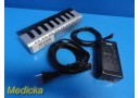 Vocera 8-Bay Battery Charger Dock W/ OEM 5V AC Power Adapter No Batteries ~40554