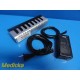 Vocera 8-Bay Battery Charger Dock W/ OEM 5V AC Power Adapter No Batteries ~40554