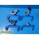 Lot of 4 GE CARESCAPE / DINAMAP ProCare Monitor Pole‑Mount Brackets ~ 40098