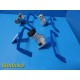 Lot of 4 GE CARESCAPE / DINAMAP ProCare Monitor Pole‑Mount Brackets ~ 40098