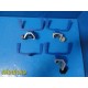 Lot of 4 GE CARESCAPE / DINAMAP ProCare Monitor Pole‑Mount Brackets ~ 40098