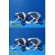 2x Stryker Flyte 0408-645-000 Surgical Helmets w/ BatteryPowered Headlight~40577