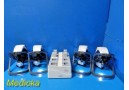 4&times; Stryker T7 Surgical Helmets LED + 8-Station Charger & 8 Batteries ~ 40075