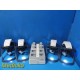 4× Stryker T7 Surgical Helmets LED + 8-Station Charger & 8 Batteries ~ 40075