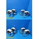 4× Stryker T7 Surgical Helmets LED + 8-Station Charger & 8 Batteries ~ 40075