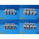 4× Stryker T7 Surgical Helmets LED + 8-Station Charger & 8 Batteries ~ 40075