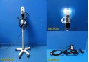 Welch Allyn Solarc 49501 Light Source W/ Headlight, F/O Cable & Stand ~ 40076