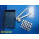 20mm Manual Vial Crimper Hand Sealing Tool w/ 30 Aluminum Caps & Case ~ 40592