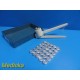 20mm Manual Vial Crimper Hand Sealing Tool w/ 30 Aluminum Caps & Case ~ 40592