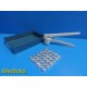 20mm Manual Vial Crimper Hand Sealing Tool w/ 30 Aluminum Caps & Case ~ 40592