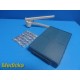 20mm Manual Vial Crimper Hand Sealing Tool w/ 30 Aluminum Caps & Case ~ 40592