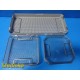 Lot of 3 Stryker Surgical Instrument Sterilization Trays ( S / M / L ) ~ 39975