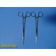 2x Integra 16‑34 & Spectrum Surgical 10‑4080 Judd‑Allis Forceps ~ 39455