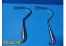 2 x Codman / Symmetry 50‑8100 &mdash; Harrington Splanchnic Retractors | Small ~ 39431