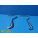2 x Codman / Symmetry 50‑8100 — Harrington Splanchnic Retractors | Small ~ 39431