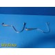 2 x Codman / Symmetry 50‑8100 — Harrington Splanchnic Retractors | Small ~ 39431
