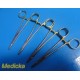 4x CODMAN Symmetry 36-2015 36-1015 TC Needle Holders Mayo Hegar Halsey ~ 40633