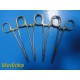 4x CODMAN Symmetry 36-2015 36-1015 TC Needle Holders Mayo Hegar Halsey ~ 40633