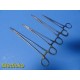 Lot of 4 Codman & V. Mueller Mayo‑Hegar TC Holders – 6"/8"/9¼" ~ 40614